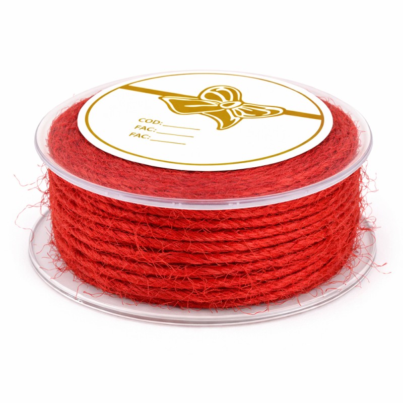 Κορδόνι Σπάγκος 0,3εκ. - Χρώμα Κόκκινο (30μ.)