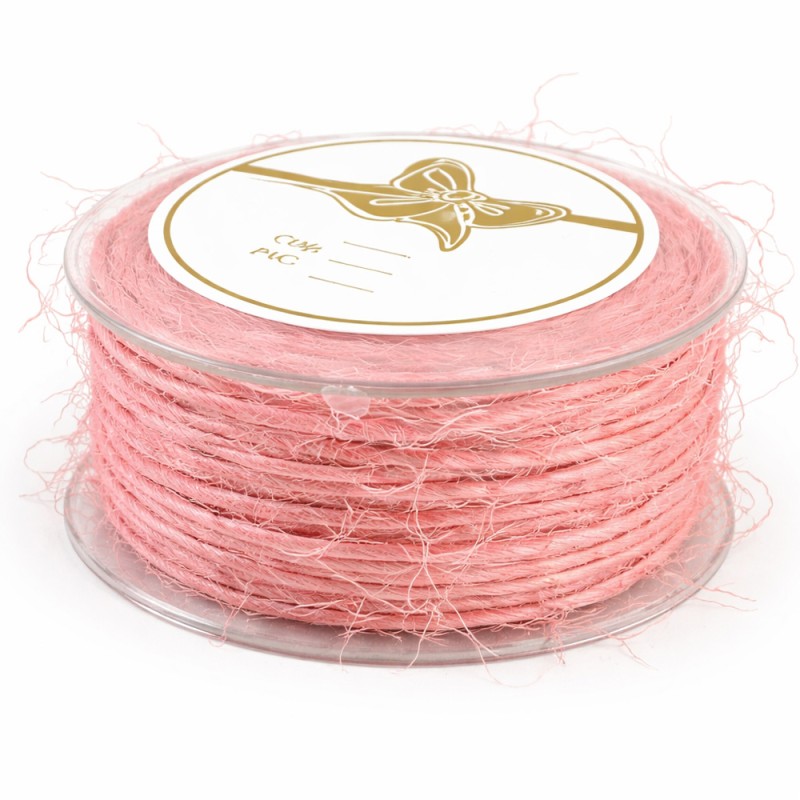 Κορδόνι Σπάγκος 0,3εκ. - Χρώμα Ροζ (30μ.)