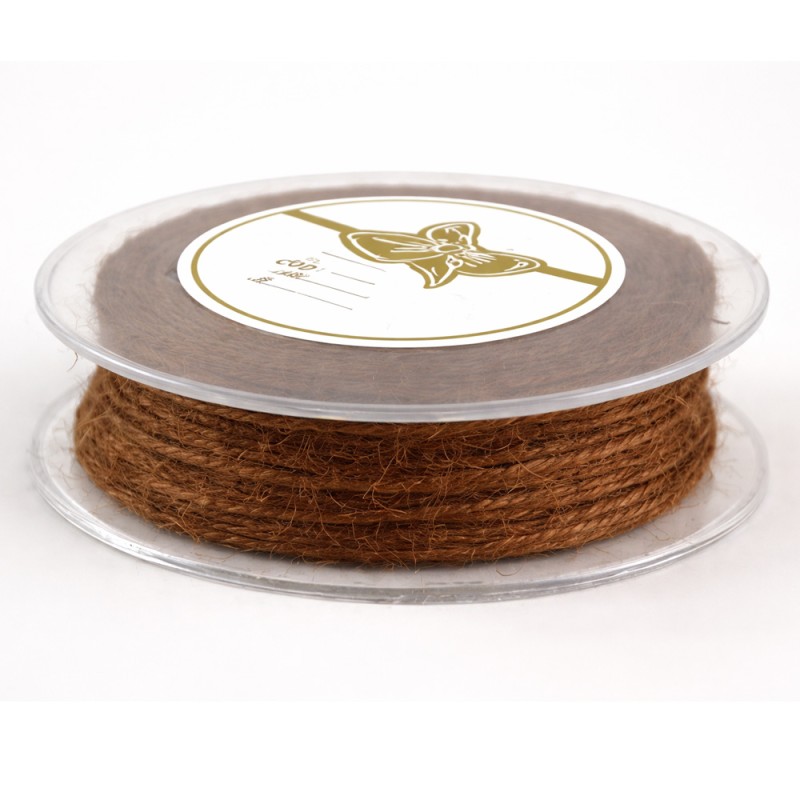 Κορδόνι Σπάγκος 0,1εκ. - Χρώμα Καφέ (50μ.)