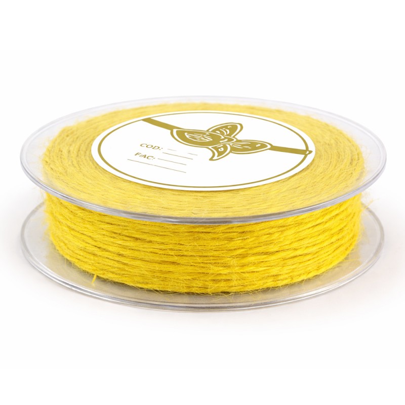 Κορδόνι Σπάγκος 0,1εκ. - Χρώμα Κίτρινο (50μ.)