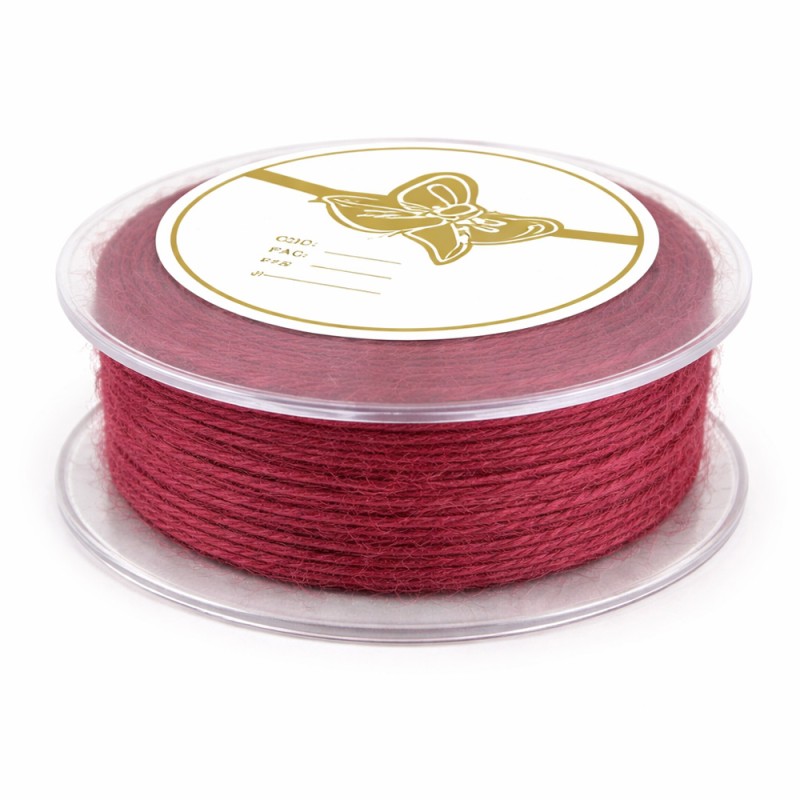 Κορδόνι Σπάγκος 0,1εκ. - Χρώμα Μπορντό (50μ.)