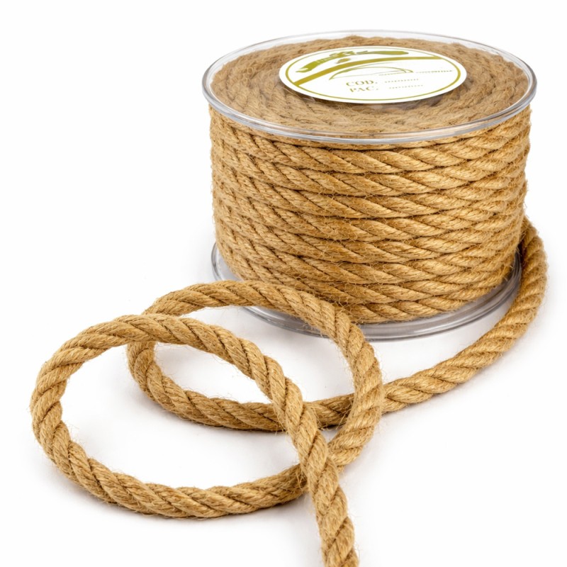 Κορδόνι Σπάγκος Γιούτα 0,8εκ. - Χρώμα Φυσικό (9μ.)