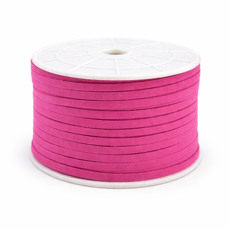 Κορδόνι Σουέντ 0,3εκ. - Χρώμα Φούξια (50μ.)
