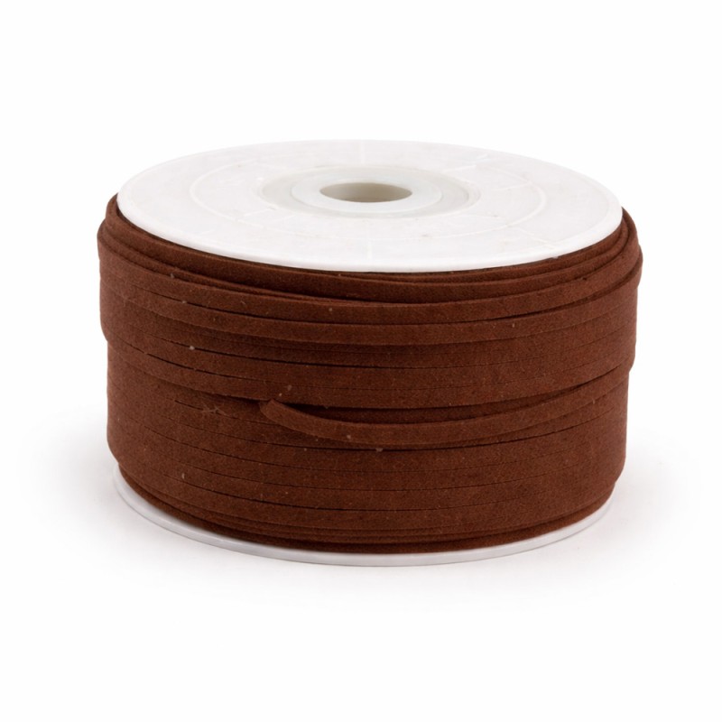 Κορδόνι Σουέντ 0,3εκ. - Χρώμα Καφέ (50μ.)
