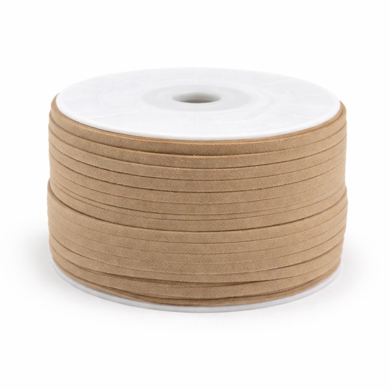 Κορδόνι Σουέντ 0,3εκ. - Χρώμα Μπεζ (50μ.)