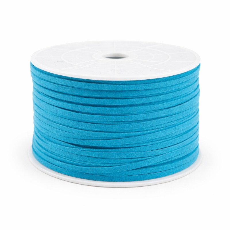 Κορδόνι Σουέντ 0,3εκ. - Χρώμα Τιρκουάζ (50μ.)