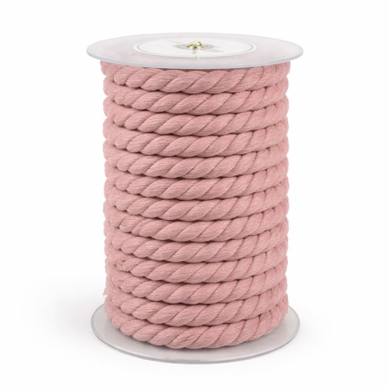 Κορδόνι Βαμβακερό 1,5εκ. - Χρώμα Σάπιο Μήλο (6μ.)