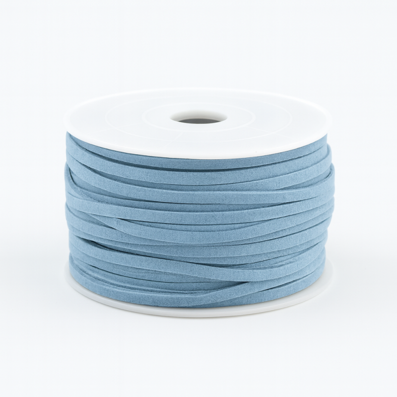 Κορδόνι Σουέντ 0,3εκ. - Χρώμα Γαλάζιο (50μ.)