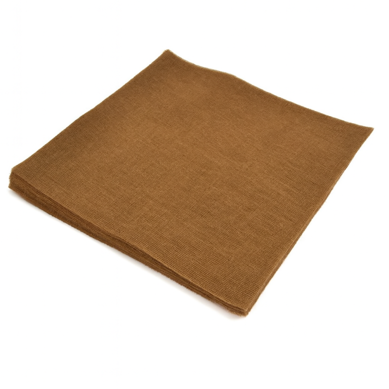 Γάζα Κολαρισμένη 10x10εκ. - Χρώμα Καφέ (200τμχ.)
