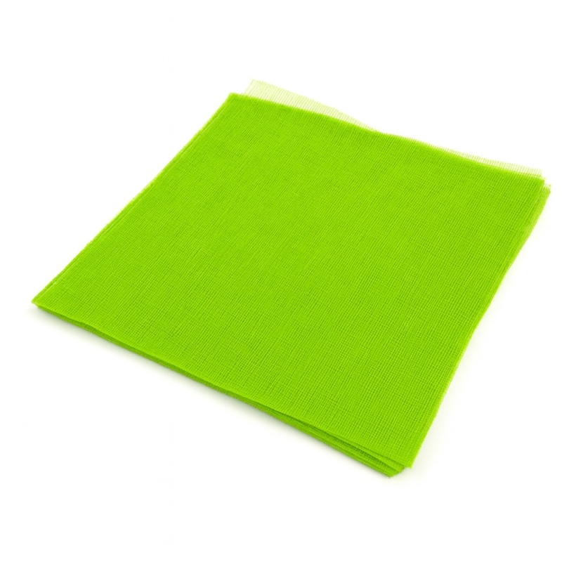 Γάζα Κολαρισμένη 10x10εκ. - Χρώμα Λαχανί (200τμχ.)