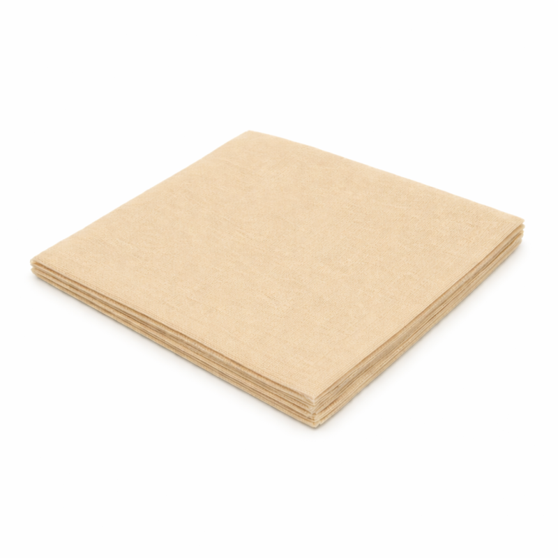 Γάζα Κολαρισμένη 12x12εκ. - Χρώμα Μπεζ (100τμχ.)