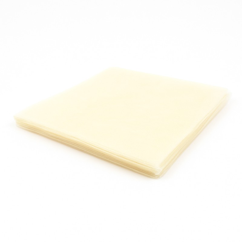 Τούλι Τετράγωνο 25x25εκ. - Χρώμα Εκρού (100τμχ.)