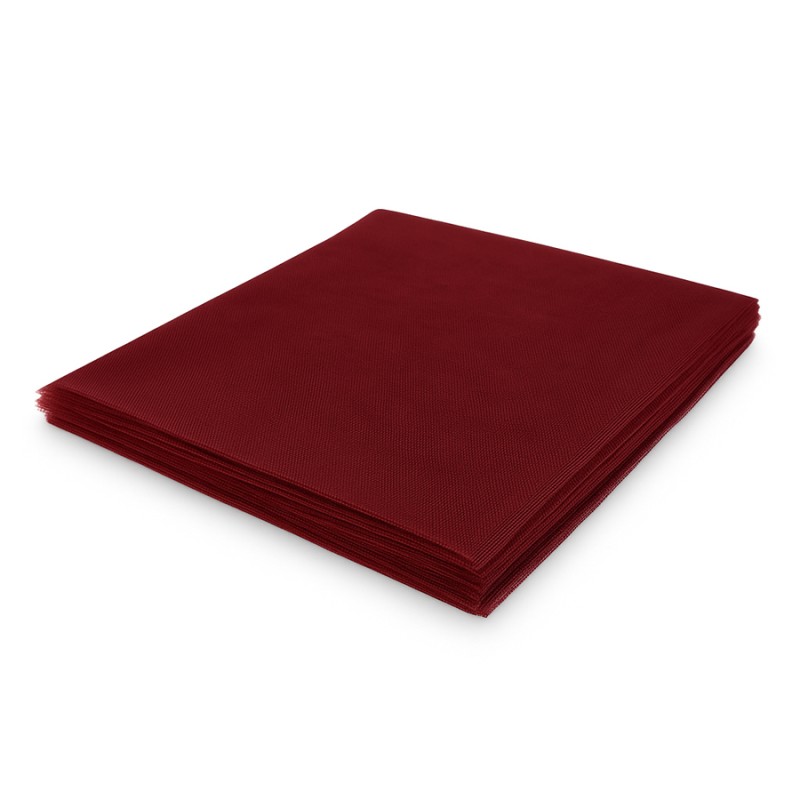 Τούλι Τετράγωνο 25x25εκ. - Χρώμα Μπορντό (100τμχ.)