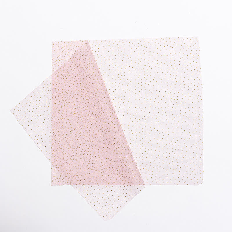 Τούλι Με Γκλίτερ Τετράγωνο 14x14εκ. - Χρώμα Σάπιο Μήλο (100τμχ.)