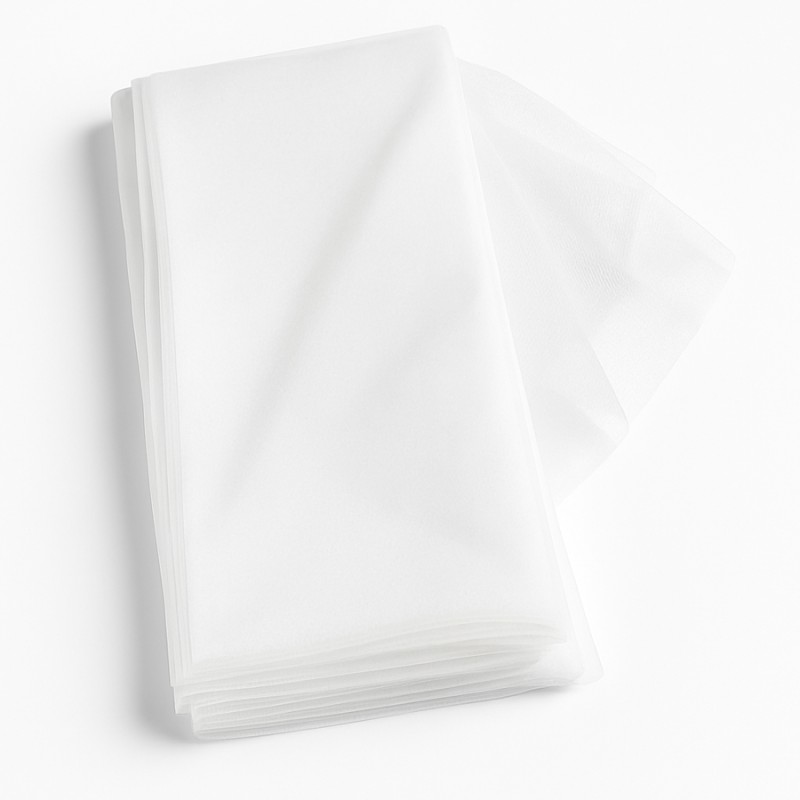 Τούλι Οργάντζα Τετράγωνο 35x35εκ. - Χρώμα Λευκό (100τμχ.)