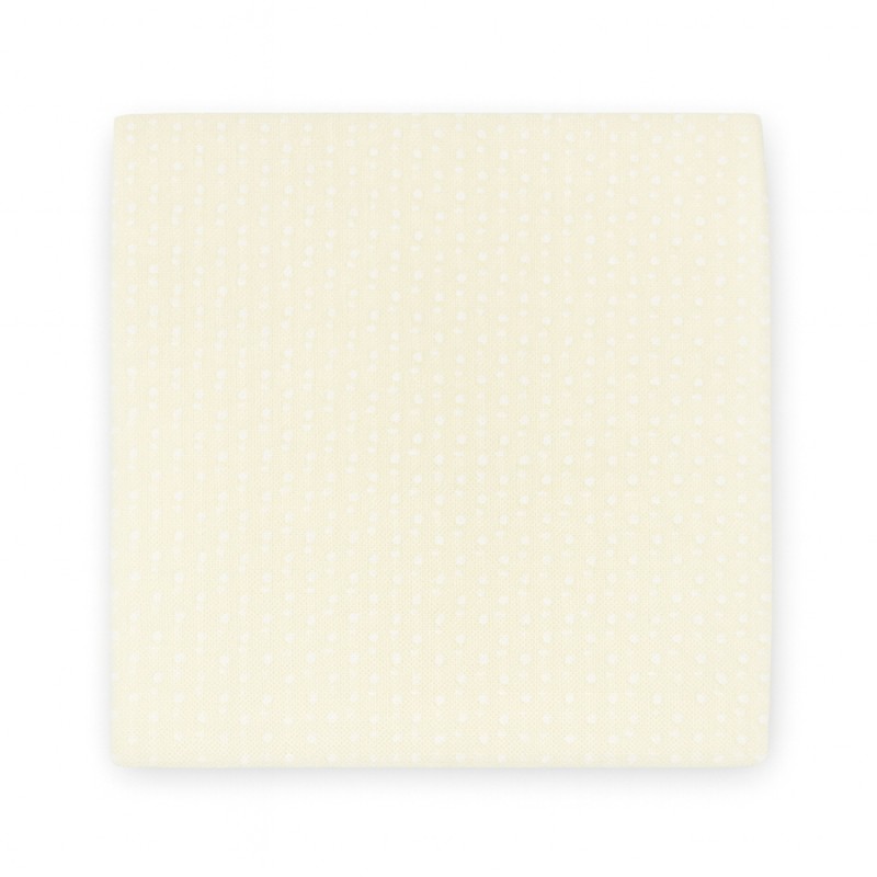 Τούλι Πουά Τετράγωνο 30x30εκ. - Χρώμα Εκρού (50τμχ.)
