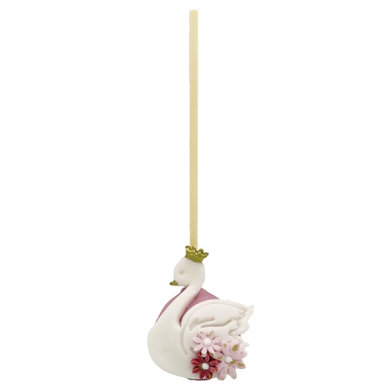 Popcake Με Ζαχαρόπαστα – Κύκνος (≈35gr./≈5εκ.)