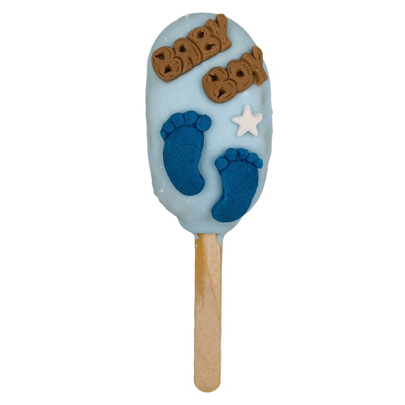 Cakesickle Με Ζαχαρόπαστα – Μωρό Αγοράκι (≈50gr./≈7εκ.)