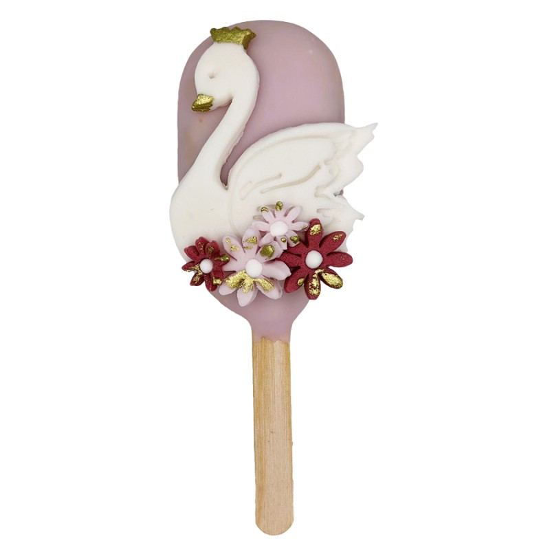 Cakesickle Με Ζαχαρόπαστα – Κύκνος (≈50gr./≈7εκ.)