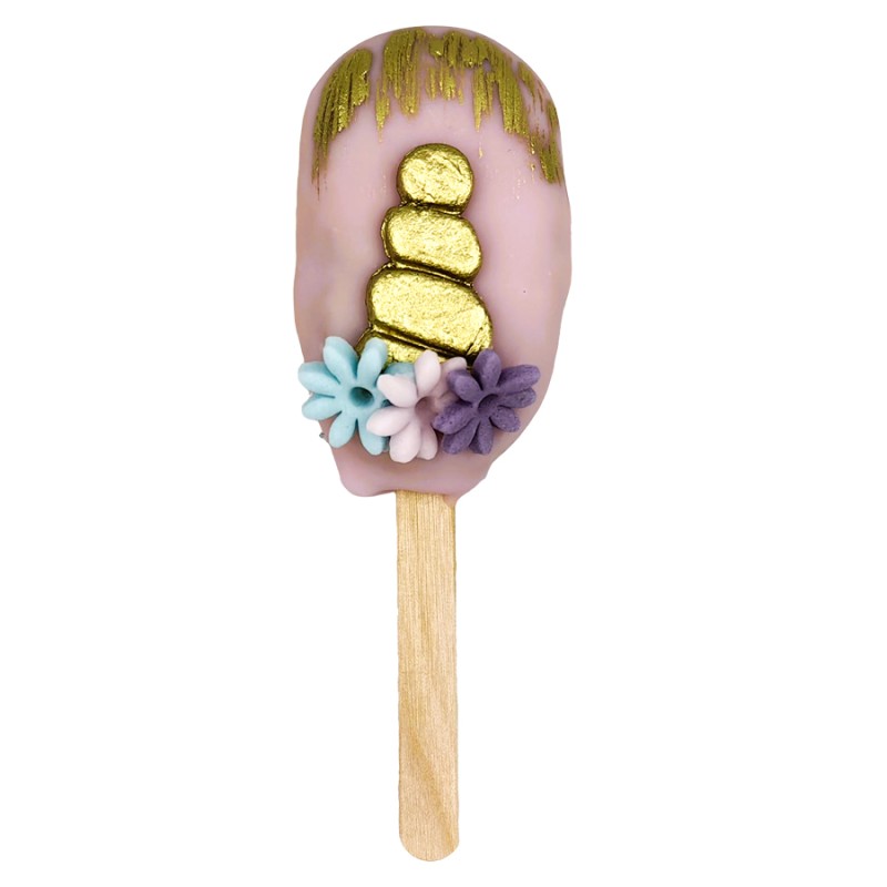 Cakesickle Με Ζαχαρόπαστα – Μονόκερος (≈50gr./≈7εκ.)