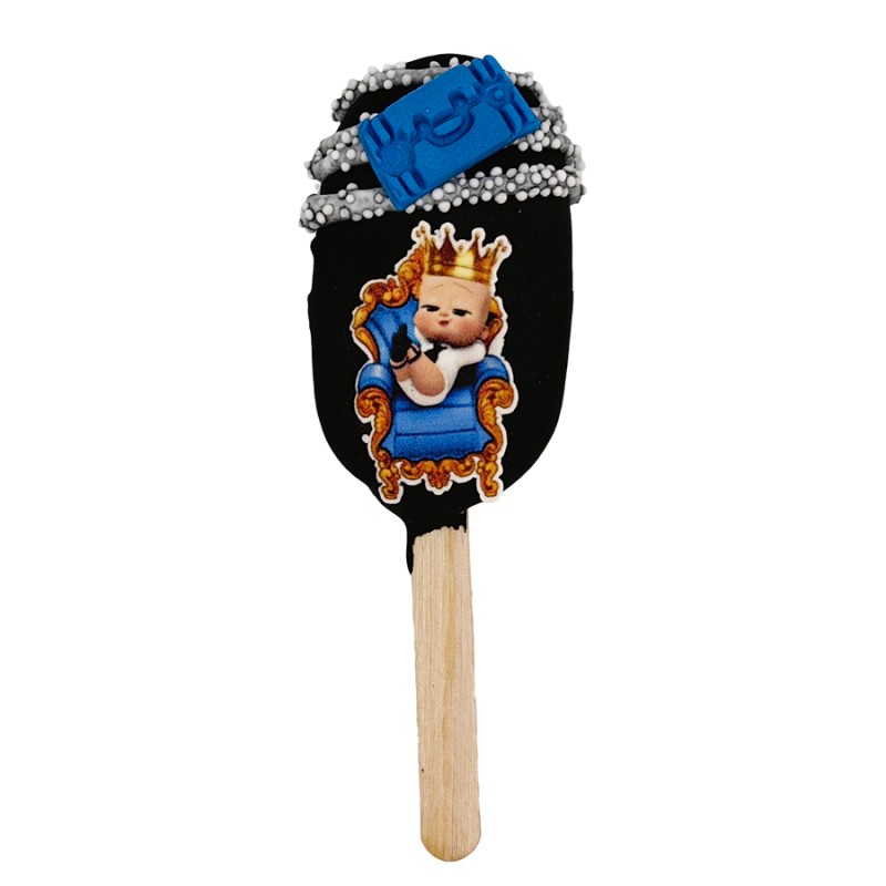 Cakesickle Με Ζαχαρόπαστα – Boss Baby (≈50gr./≈7εκ.)