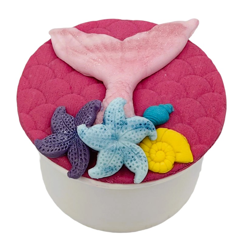 Cupcake Με Ζαχαρόπαστα – Θαλασσινό Θέμα (≈75gr./≈7εκ.)