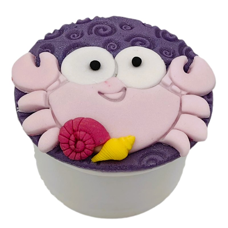 Cupcake Με Ζαχαρόπαστα – Καβουράκι (≈75gr./≈7εκ.)