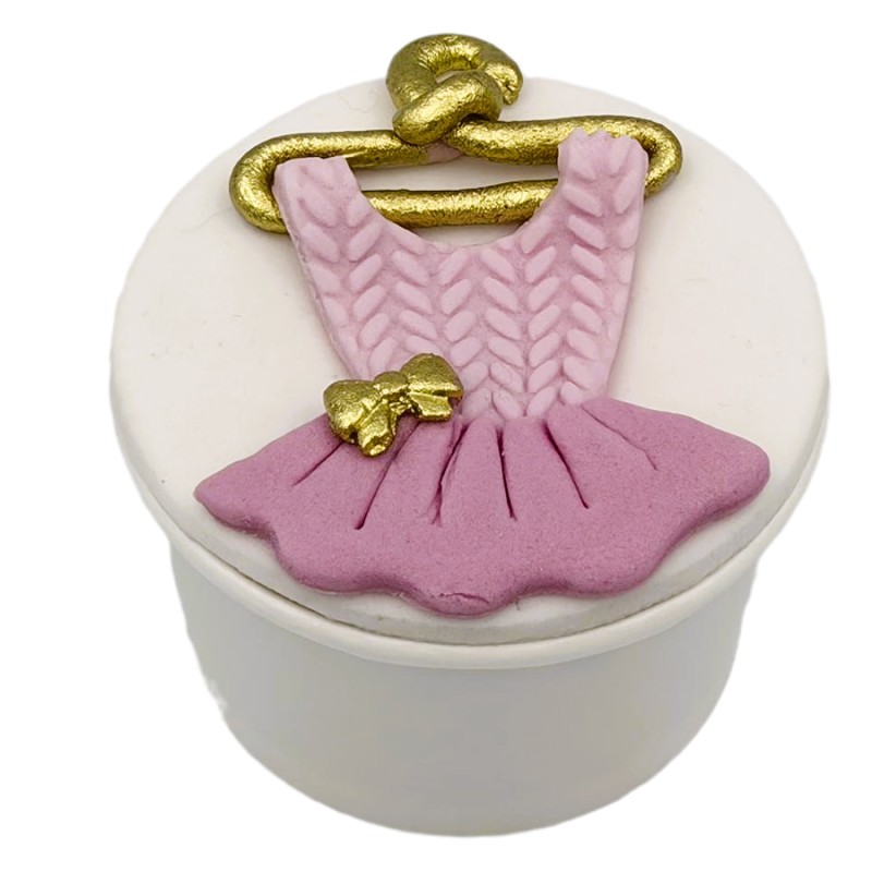 Cupcake Με Ζαχαρόπαστα – Μπαλέτο (≈75gr./≈7εκ.)