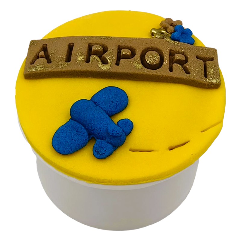 Cupcake Με Ζαχαρόπαστα – Ταξίδι (≈75gr./≈7εκ.)