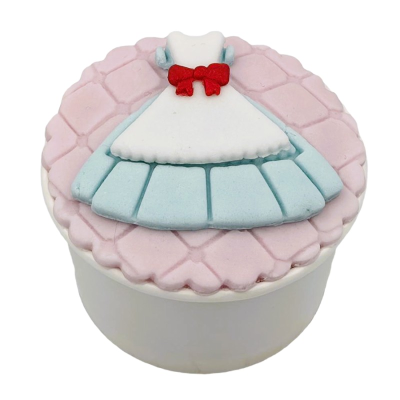 Cupcake Με Ζαχαρόπαστα – Αλίκη στην Χώρα των Θαυμάτων (≈75gr./≈7εκ.)