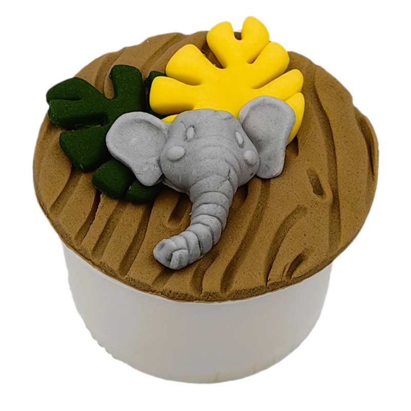 Cupcake Με Ζαχαρόπαστα – Σαφάρι (≈75gr./≈7εκ.)