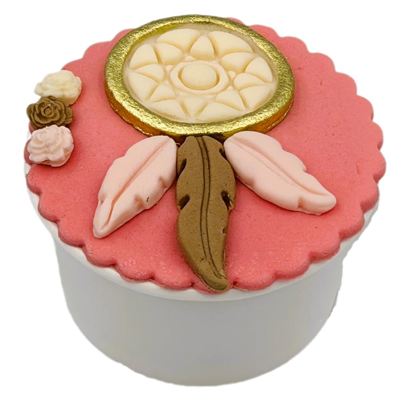 Cupcake Με Ζαχαρόπαστα – Ονειροπαγίδα (≈75gr./≈7εκ.)