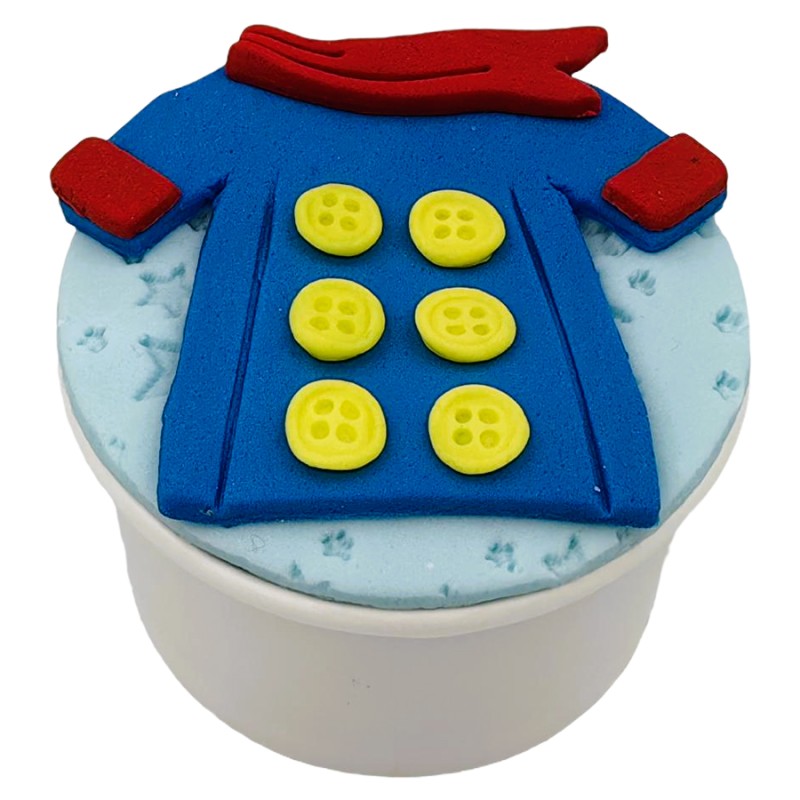 Cupcake Με Ζαχαρόπαστα – Μικρός Πρίγκιπας (≈75gr./≈7εκ.)