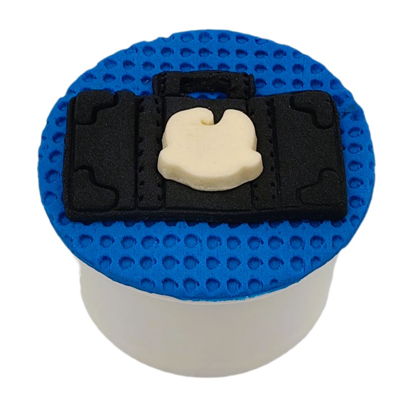 Cupcake Με Ζαχαρόπαστα – Boss Baby (≈75gr./≈7εκ.)