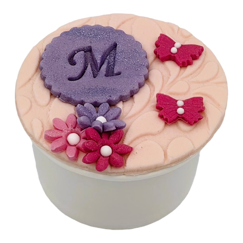 Cupcake Με Ζαχαρόπαστα – Πεταλούδες (≈75gr./≈7εκ.)