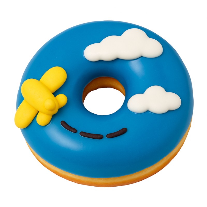 Donuts Με Ζαχαρόπαστα – Ταξίδια (≈75gr./≈7εκ.)