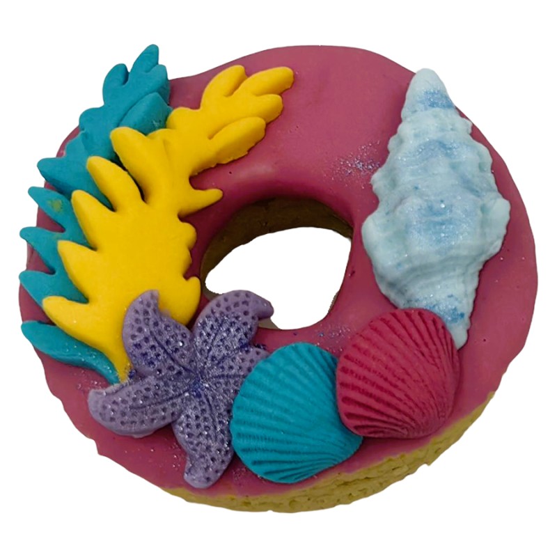 Donuts Με Ζαχαρόπαστα – Θάλασσα (≈75gr./≈7εκ.)