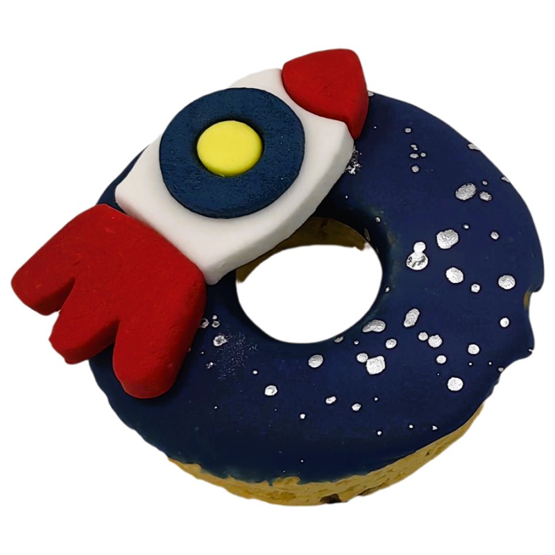 Donuts Με Ζαχαρόπαστα – Διάστημα (≈75gr./≈7εκ.)