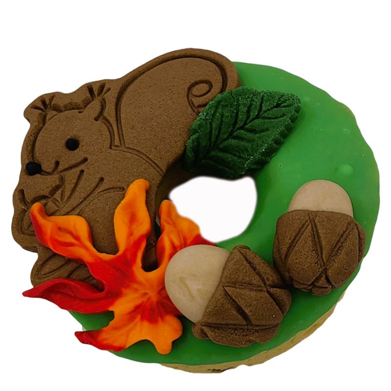 Donuts Με Ζαχαρόπαστα – Ζώα του Δάσους (≈75gr./≈7εκ.)