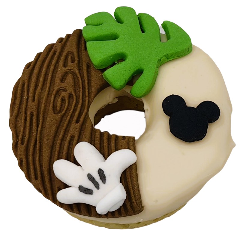 Donuts Με Ζαχαρόπαστα – Mickey Mouse (≈75gr./≈7εκ.)