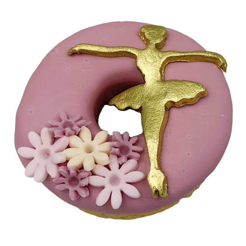 Donuts Με Ζαχαρόπαστα – Μπαλαρίνα (≈75gr./≈7εκ.)