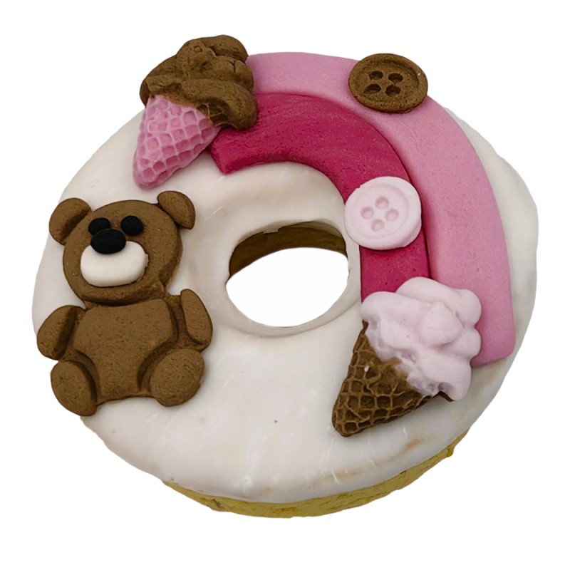 Donuts Με Ζαχαρόπαστα – Μωρό Kοριτσάκι (≈75gr./≈7εκ.)