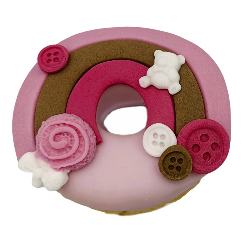 Donuts Με Ζαχαρόπαστα – Μωρό Kοριτσάκι (≈75gr./≈7εκ.)