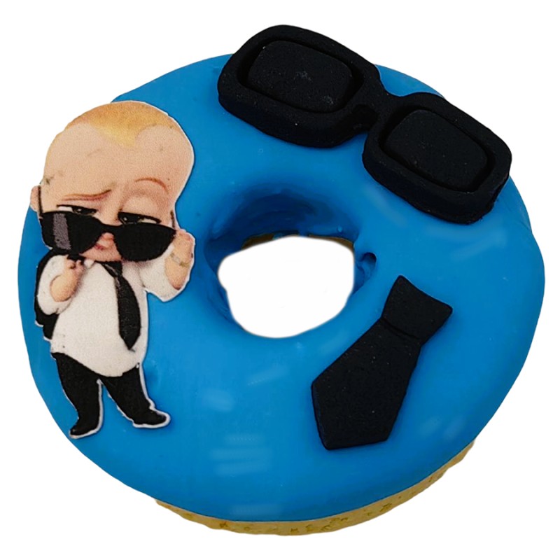 Donuts Με Ζαχαρόπαστα – Boss Baby (≈75gr./≈7εκ.)