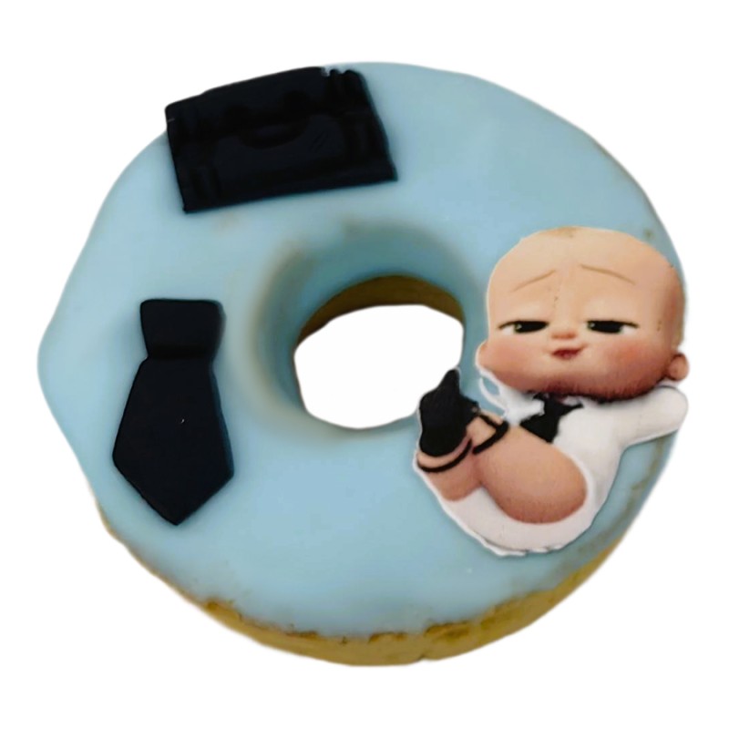 Donuts Με Ζαχαρόπαστα – Boss Baby (≈75gr./≈7εκ.)