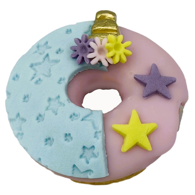 Donuts Με Ζαχαρόπαστα – Μονόκερος (≈75gr./≈7εκ.)