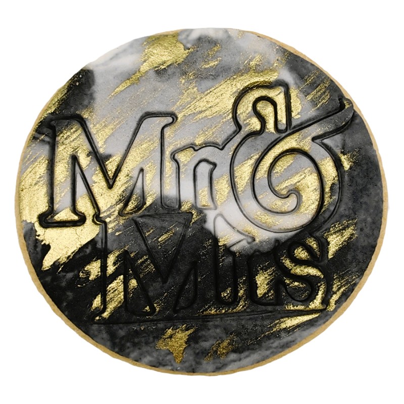 Μπισκότο Βουτύρου – Γαμήλιο Θέμα (≈90gr./≈10εκ.)