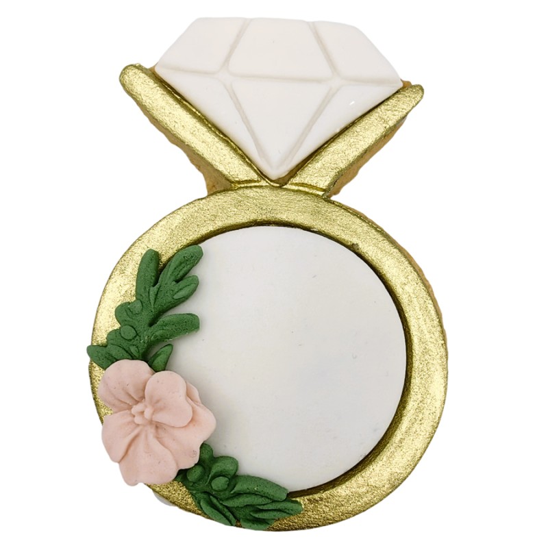 Μπισκότο Βουτύρου – Γαμήλιο Θέμα (≈90gr./≈10εκ.)