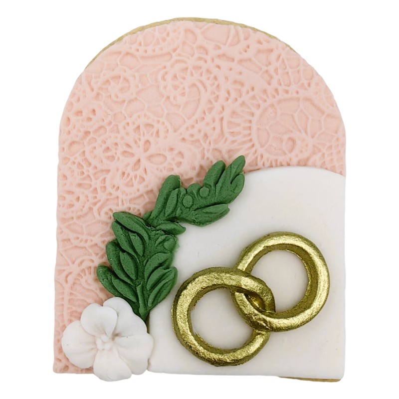 Μπισκότο Βουτύρου – Γαμήλιο Θέμα (≈90gr./≈10εκ.)