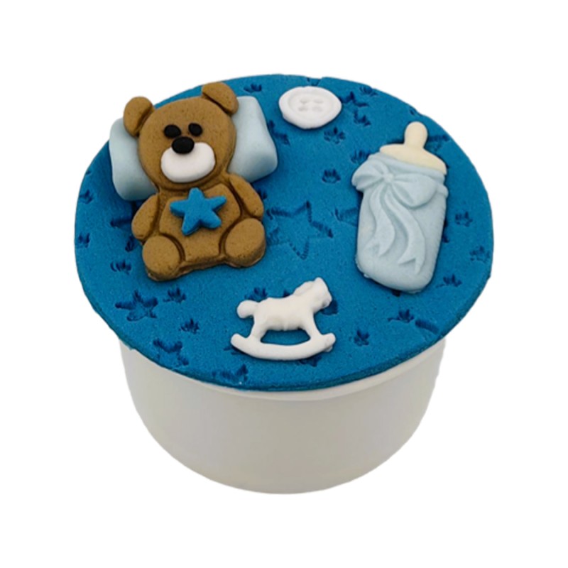 Θεματικό Πακέτο Γλυκών "Baby Boy" - 50τμχ. (Μπισκότα - Cupcakes - Cakesickles - Donuts)